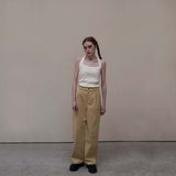 Cream Halter Neck Top