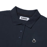 MONO CHERRY CROP PIQUE [DARK NAVY]