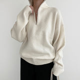 オレインハーフジップアップニット / Orein Half Zip Up Knit (6color)