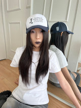 J's ♥self mesh cap (6696235958390)