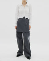 チャコールスカートパンツ / Charcoal Skirt Pants