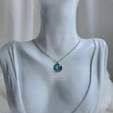 ソーラーシステムプラネットシリーズ - ジアースセミチョーカーネックレス / Solar System Planets Series - The Earth Semi Choker Necklace