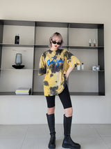 ダイングオーバーサイズフィットTシャツ / VENTIQUE Dying Oversized Fit T-shirt 4color
