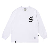 オールドレターオーバーサイズド長袖Tシャツ