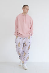 ロイヤルフリースビッグベアラビットジョガーパンツ / BSR2223FWPT070 ROYAL FLEECE JOGGER PANTS BIG BEAR RABBIT PURPLE