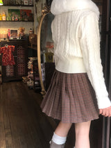 ロマンティックミニツイストボタンカーディガン