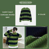 キャンディーデイリーダンガララウンドニット/[BEST]CANDY DAILY DANGARA ROUND KNIT(8COLOR)