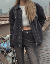 [MADE/UNISEX] Lucid Eyelet Denim Jacket