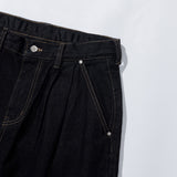 ディープタックポイントデニムパンツウーメンズ / DEEP TUCK POINT DENIM PANTS WOMENS - BLACK