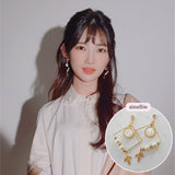 ホワイトドリームキャッチャーピアス / White Dream Catcher Piercing (LOONA Yves Piercing)