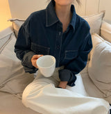 [Bellide made/Long-sleeved version] Vintage Pocket Denim Shirt