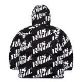 BSR2223FWJK001 LOGO HOODIE WELLON PARKA BLACK