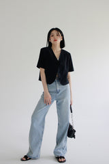 ストロングワイドパンツ / no.1297 Strong Light Blue Wide Pants