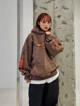 VENTIQUE Pigment Bat Napping Hoodie 2color