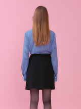 SHIRRING DETAIL BLOUSE_BLUE (6612500578422)