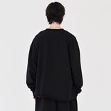 RE:ON LOGO LONG SLEEVE SHIRT (BLACK)