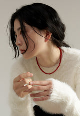 red onyx necklace