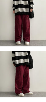 [Wide, jogger two way] Peta Tantan cargo wide pants
