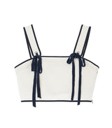 ribbon bustier_ivory