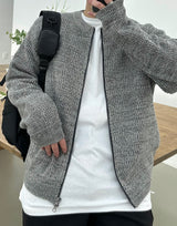 アンブラーラウンドジップアップニット / AMBLER ROUND ZIPUP KNIT