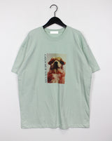 ドッグショートスリーブTシャツ/Dog Selfie Short Sleeve T-shirt (3color)