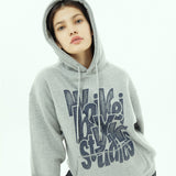 ロゴタイポグラフィーフード / Logo typography hood