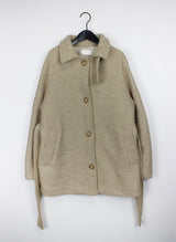 ウールテリーハーフコート/Wool terry half coat (3color)