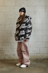 ロゴフーディーウェルロンパーカ/BSR2223FWJK001 LOGO HOODIE WELLON PARKA BLACK
