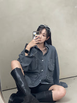 ASCLO Denim Porter Shirt (2color)