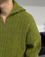 ACN Twisted pottery Half zip-up (4 colors)