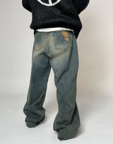 ビンテージラインデニムパンツ / Vintage Line Denim Pants