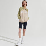 Classic velour Zip-up [Beige] (6679685562486)