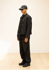 ストレインメッシュアップジップアップパンツ/STRAIN MESHUP ZIP PANTS