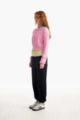 スモールチェリージョガーパンツ／SMALL CHERRY JOGGER PANTS [BLACK]
