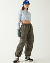 イエロータップクロップシャツ/YELLOW TAP CROP SHIRT LIGHT BLUE
