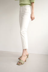 フラットクロップジーンズ / FLAT CROP JEANS / SLIM STRAIGHT PANTS