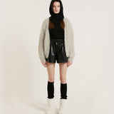 フェイクレザーショーツ / F.LEATHER SHORTS