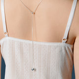 [925 SILVER] Mini Heart Drop Chain Necklace