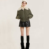 フェイクレザーショーツ / F.LEATHER SHORTS