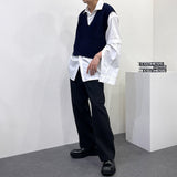 CRクロップドニットベスト/CR Cropped Knit Vest (5 colors)