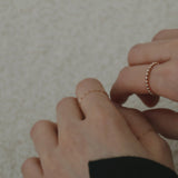 14K gold link chain ring (6680514134134)