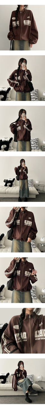 Dale Line Two Way Crop Zip-Up