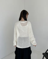 ロペマップニット/Rope Map Knit (2color)