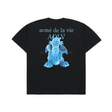 FUZZY DRAGON ARTWORK SHORT SLEEVE T-SHIRT BLACK
