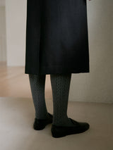 Plain wool skirt (6639416442998)