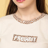 レオパードポイントT / LEOPARD POINT TEE (BEIGE)