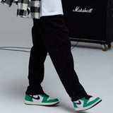 ストレートフィットスウェットパンツ/STRAIGHT-FIT SWEAT PANTS-BLACK