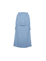 NYLON REVERSE LONG SKIRT (6682318274678)