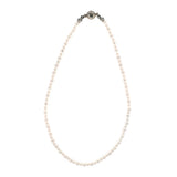 ワンタッチデイリースワロフスキーパールネックレス/Onetouch Daily Swarovski Pearl Necklace(3&4mm)1