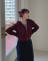 クラウドフードジップアップ/Cloud Hood Zip Up (3color)
